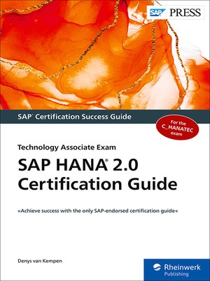 cover image of SAP HANA 2.0 Certification Guide